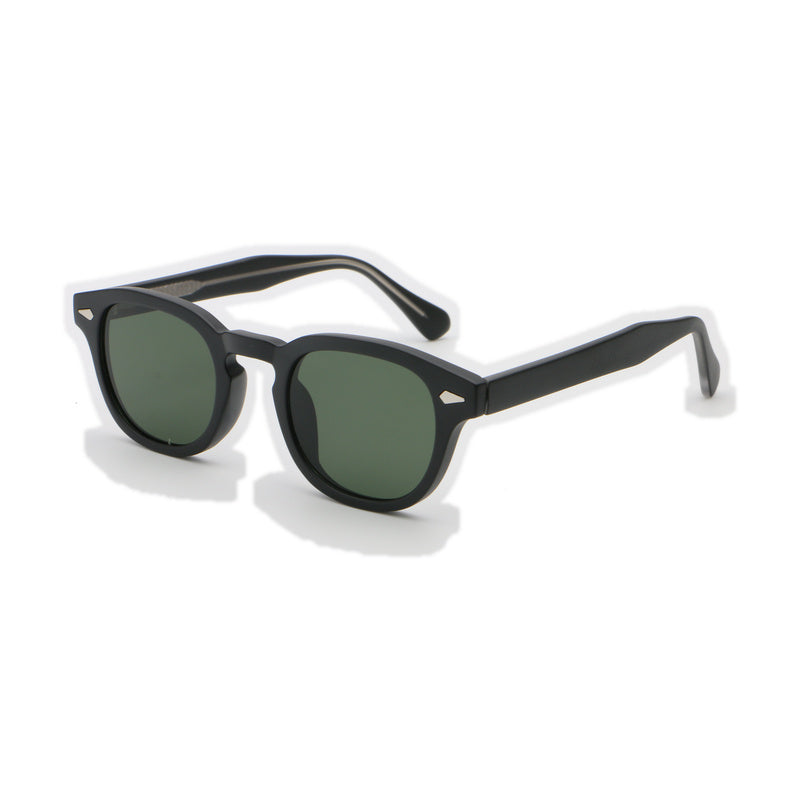 Rounded-Square Keyhole-Bridge Sunglasses | UV400 Everyday Lifestyle Eyewear | 6201