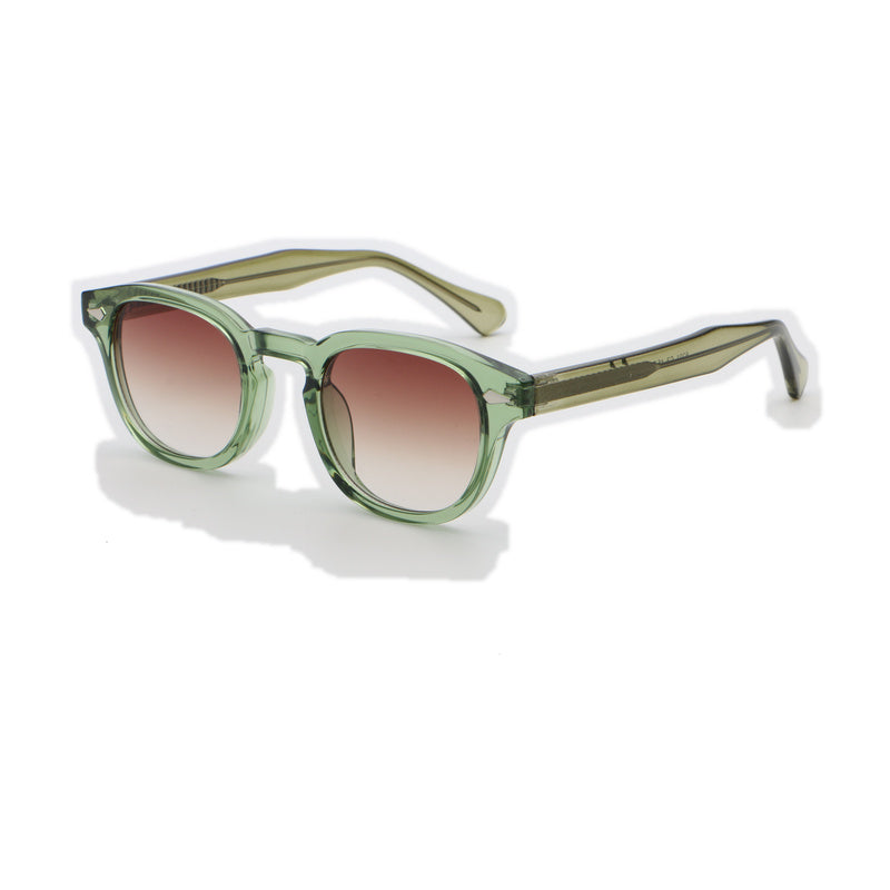 Rounded-Square Keyhole-Bridge Sunglasses | UV400 Everyday Lifestyle Eyewear | 6201
