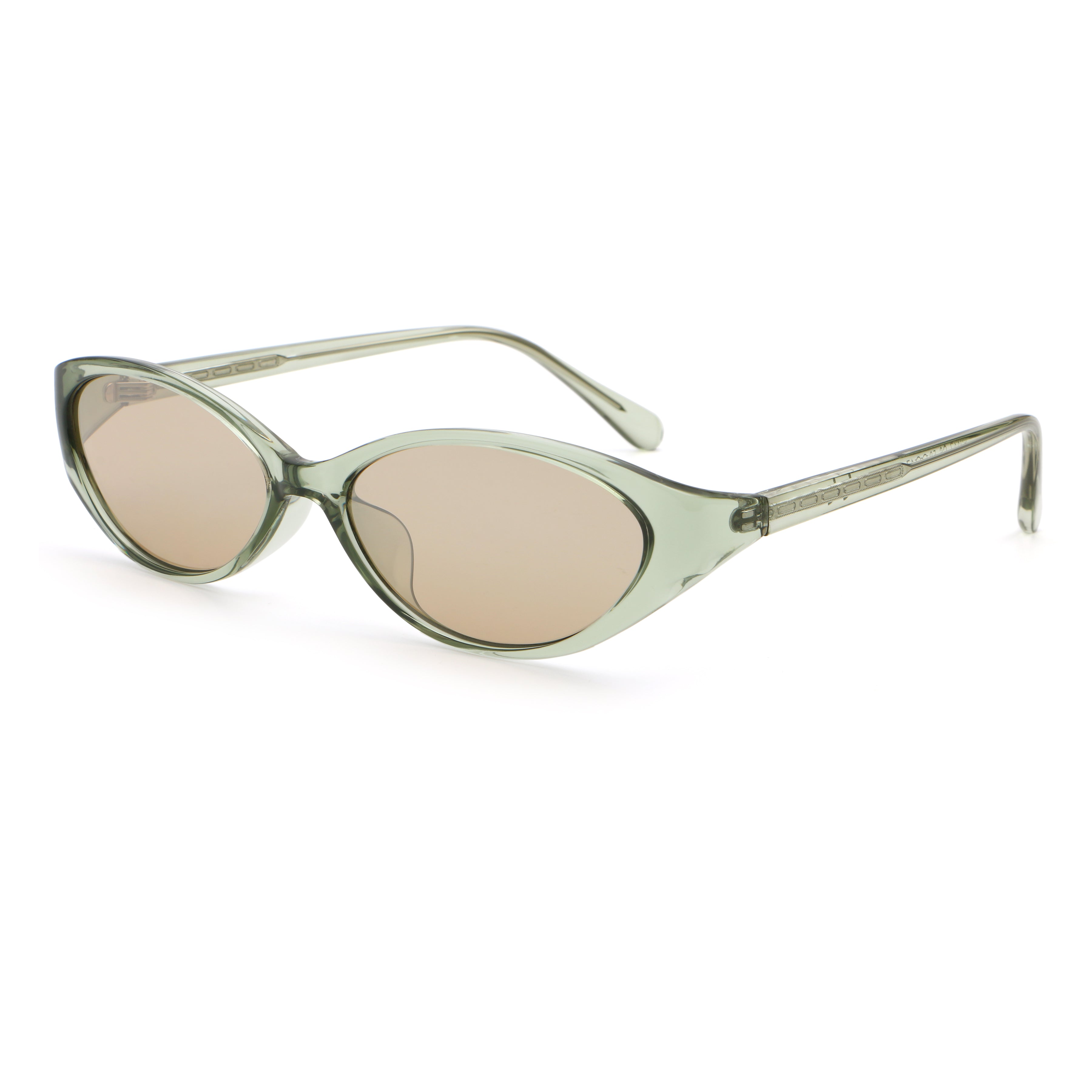 Sculpted Cat-Eye Sunglasses | Wide Temple Statement Eyewear | 62117