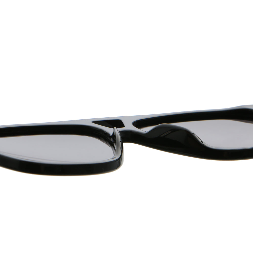 Oversized Square Navigator Sunglasses | Cutout-Bridge Metal-Accent Eyewear | 62133P