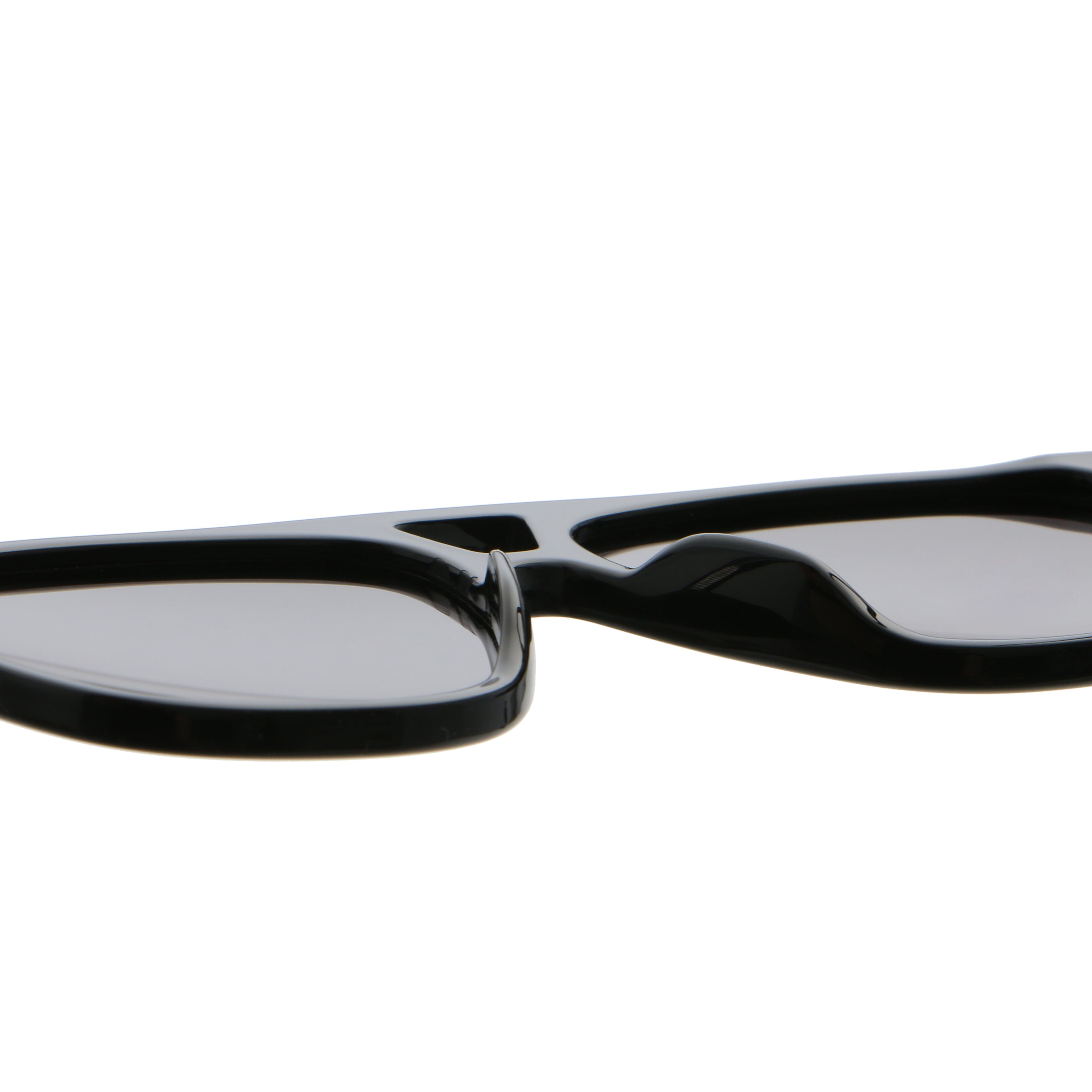 Oversized Square Navigator Sunglasses | Cutout-Bridge Metal-Accent Eyewear | 62133P