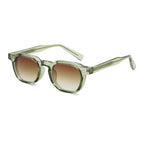 Soft-Square Gradient Sunglasses | Textured Temple Detail Eyewear | 6239
