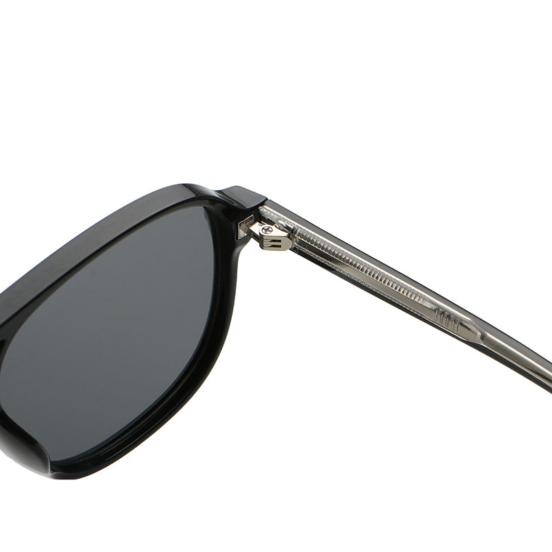 Square Double-Bridge Polarized Sunglasses | Navigator-Inspired UV400 Eyewear | 6253P