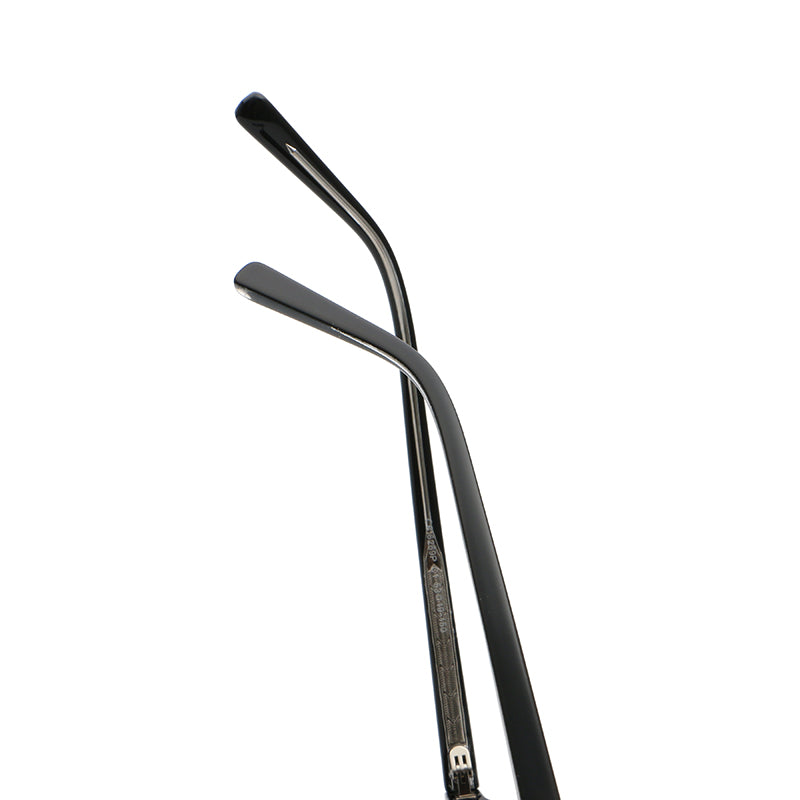 Square Double-Bridge Sunglasses | Transparent Rivet-Detail Navigator Eyewear | 6269P