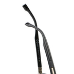 Rectangular Metal Navigator Sunglasses | Cutout-Temple Contemporary Eyewear | 669809