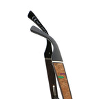 Square Sunglasses | Natural-Texture Inlay Temple Eyewear | 6832P