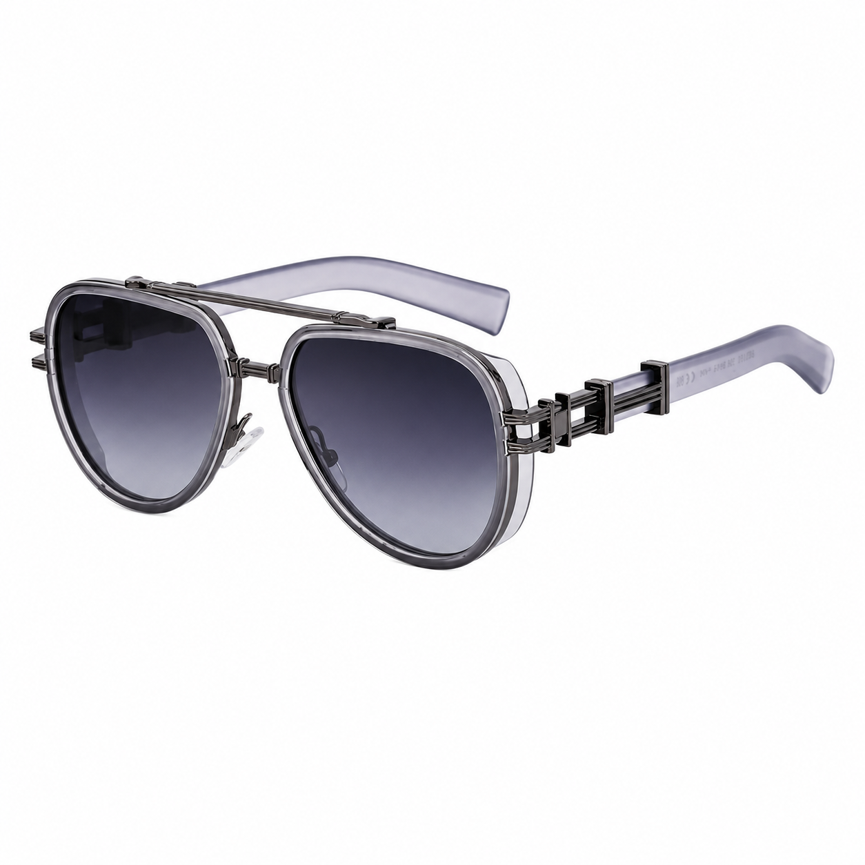 Polarized Sunglasses in a trend-forward aviator profile | Double Bridge | ZS-98243P