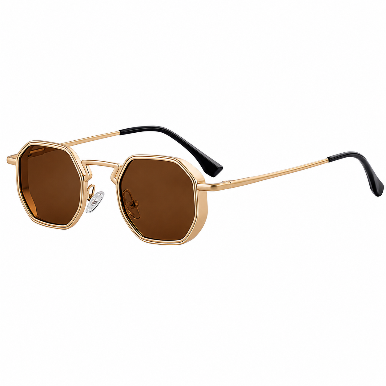 Geometric Frames, Fashion Sunglasses | Spring Hinge for travel and street-style outfits | KSL-98283
