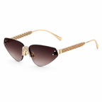 Statement Style Cat-Eye Fashion Sunglasses | Made for travel and street-style outfits | DG-98223-L