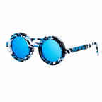 Round Frames, Adjustable ND Sunglasses | Adjustable Tint Lens for driving and variable-light conditions | XH-98357P-2