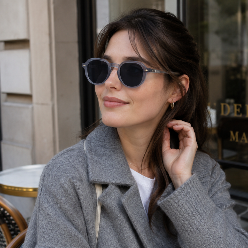 Geometric Polarized Sunglasses for driving, travel and outdoor use | Small Frame | ML-98174P