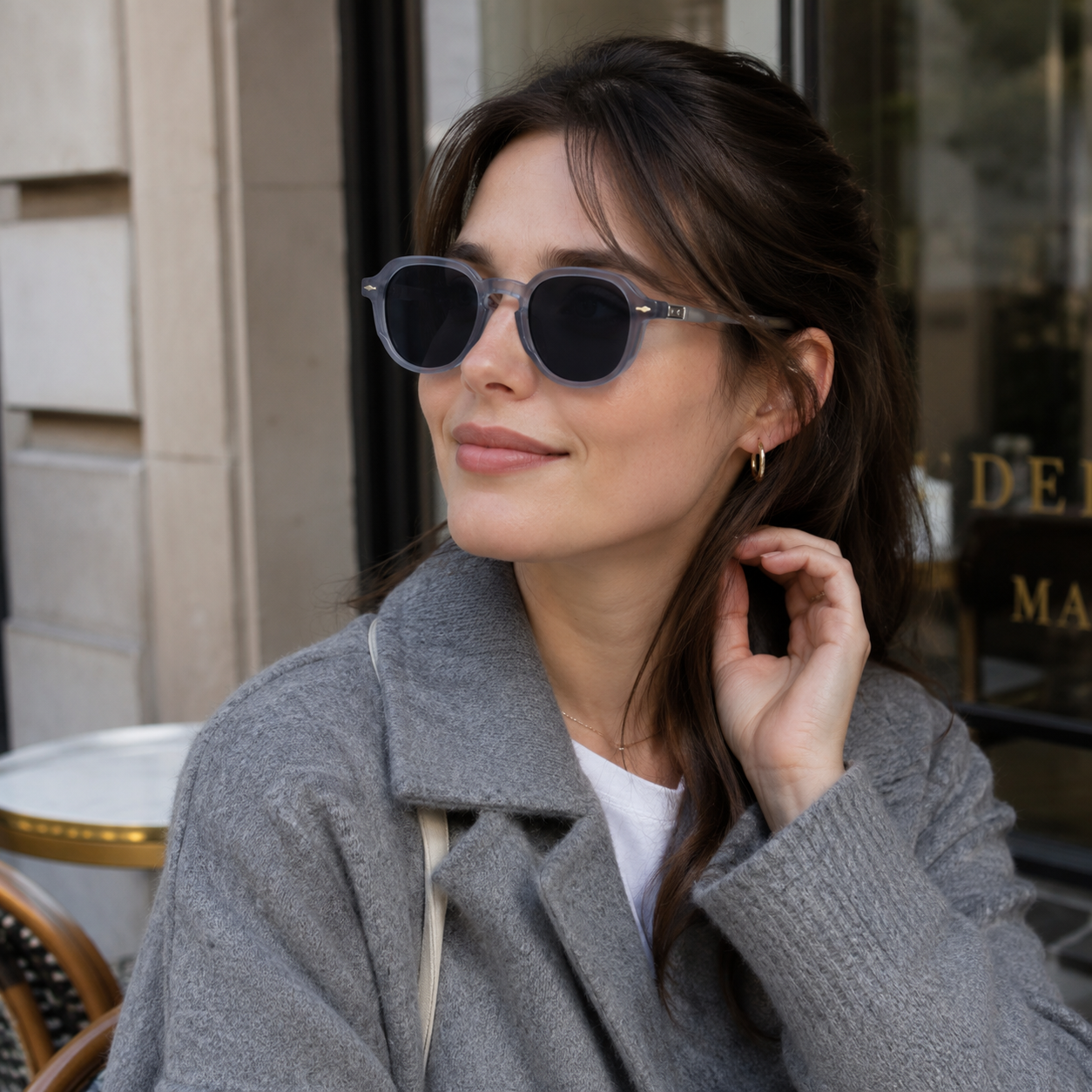 Geometric Polarized Sunglasses for driving, travel and outdoor use | Small Frame | ML-98174P