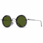 Round Fashion Sunglasses for travel and street-style outfits | Trend-Forward Style | ZS-98317