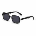 Oversized Square Gradient Sunglasses with Layered Temple Detail | Refined Statement Eyewear | DG-98720