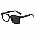 Square Frames, Photochromic Sunglasses | Spring Hinge for commuting and changing light | ZS-95020