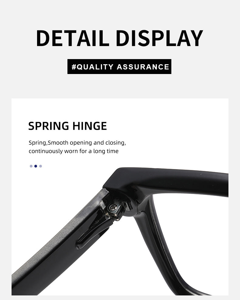 Statement Square Full-Rim Optical Glasses | Prescription-Ready Eyewear for Work and Daily Wear | HL-95041B
