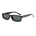 Wide Rectangular Sunglasses | Sculpted Temple Statement Eyewear | 98126