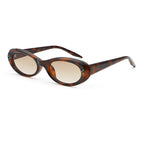 Slim Oval Sunglasses | Rivet-Detail Everyday Eyewear | 98130