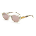 Soft Cat-Eye Sunglasses | Geometric Temple Detail Eyewear | 98143