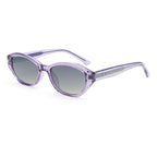 Soft Cat-Eye Sunglasses | Geometric Temple Detail Eyewear | 98143