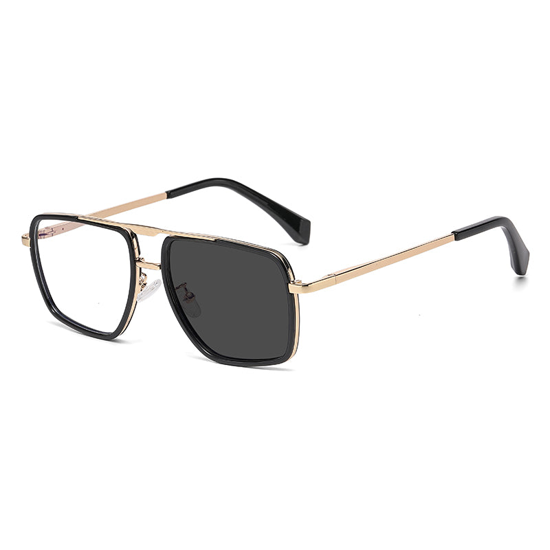 Fashion Square Optical Glasses with Spring Temples | Prescription-Ready Everyday Eyewear | HL-82254
