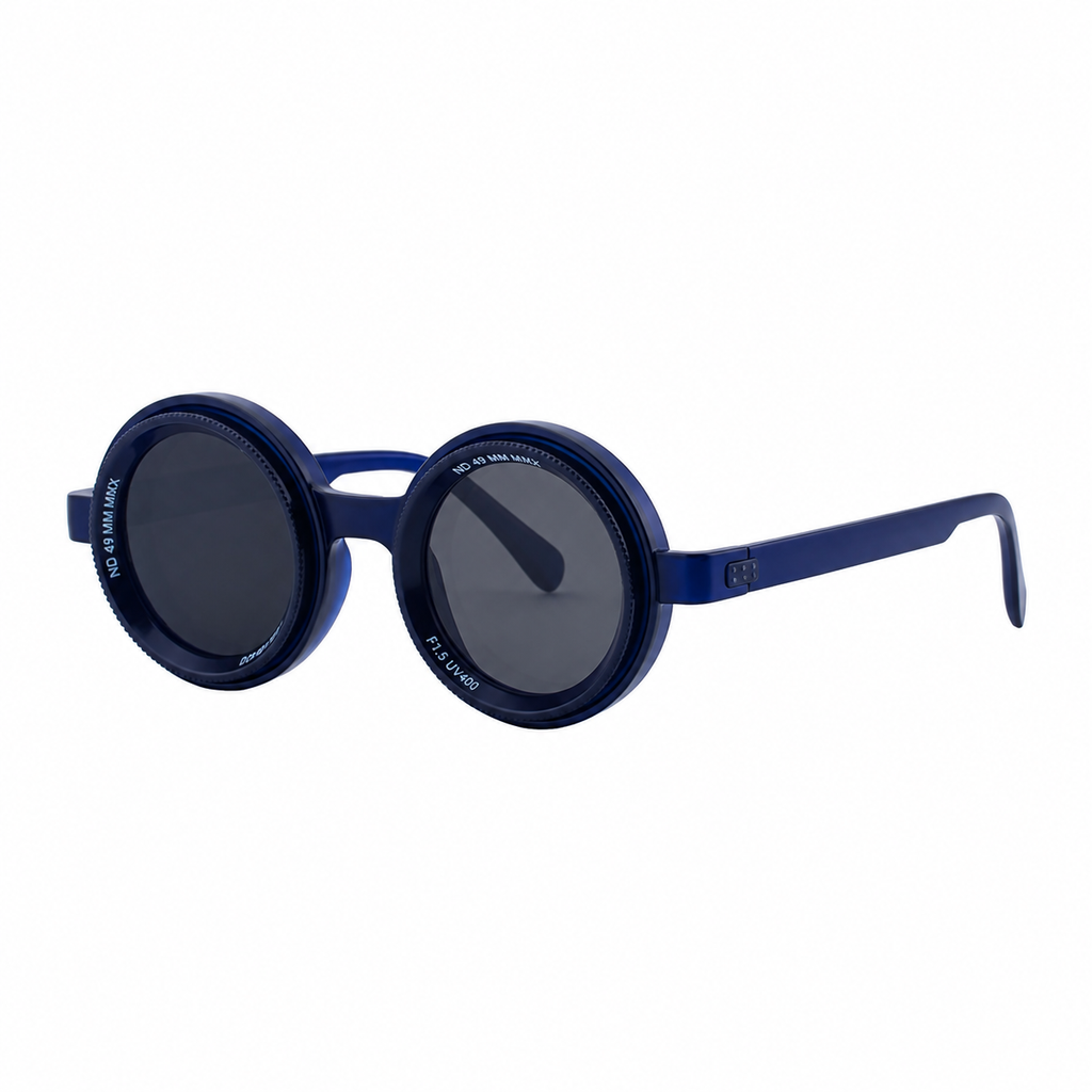 Round Frames, Adjustable ND Sunglasses | Adjustable Tint Lens for driving and variable-light conditions | XH-98357P-2