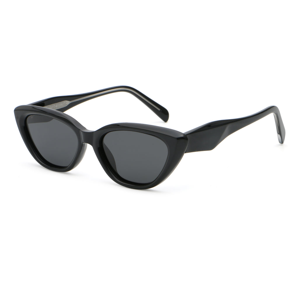 Oversized Cat-Eye Sunglasses | Sculpted Winged Statement Eyewear | 66525