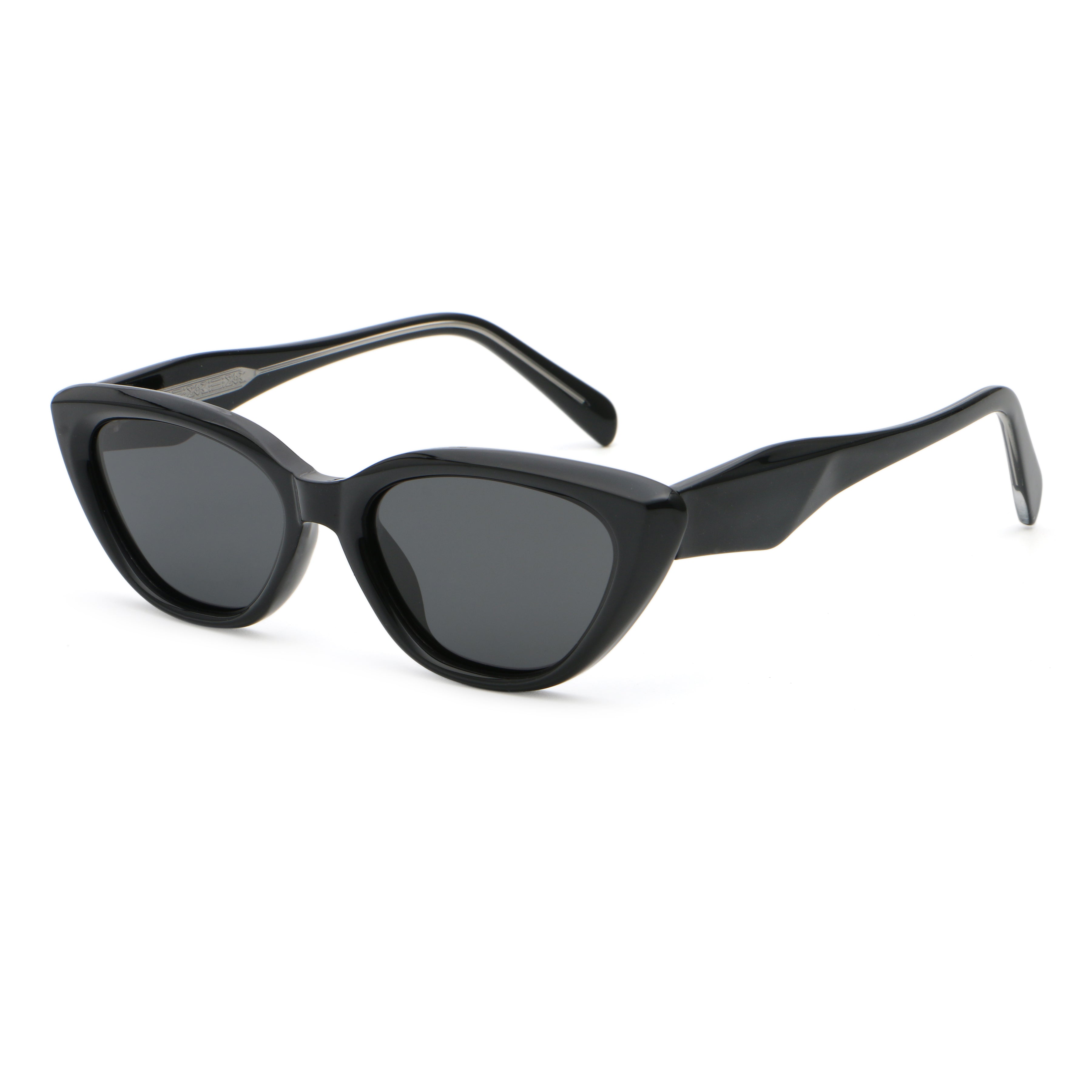 Oversized Cat-Eye Sunglasses | Sculpted Winged Statement Eyewear | 66525