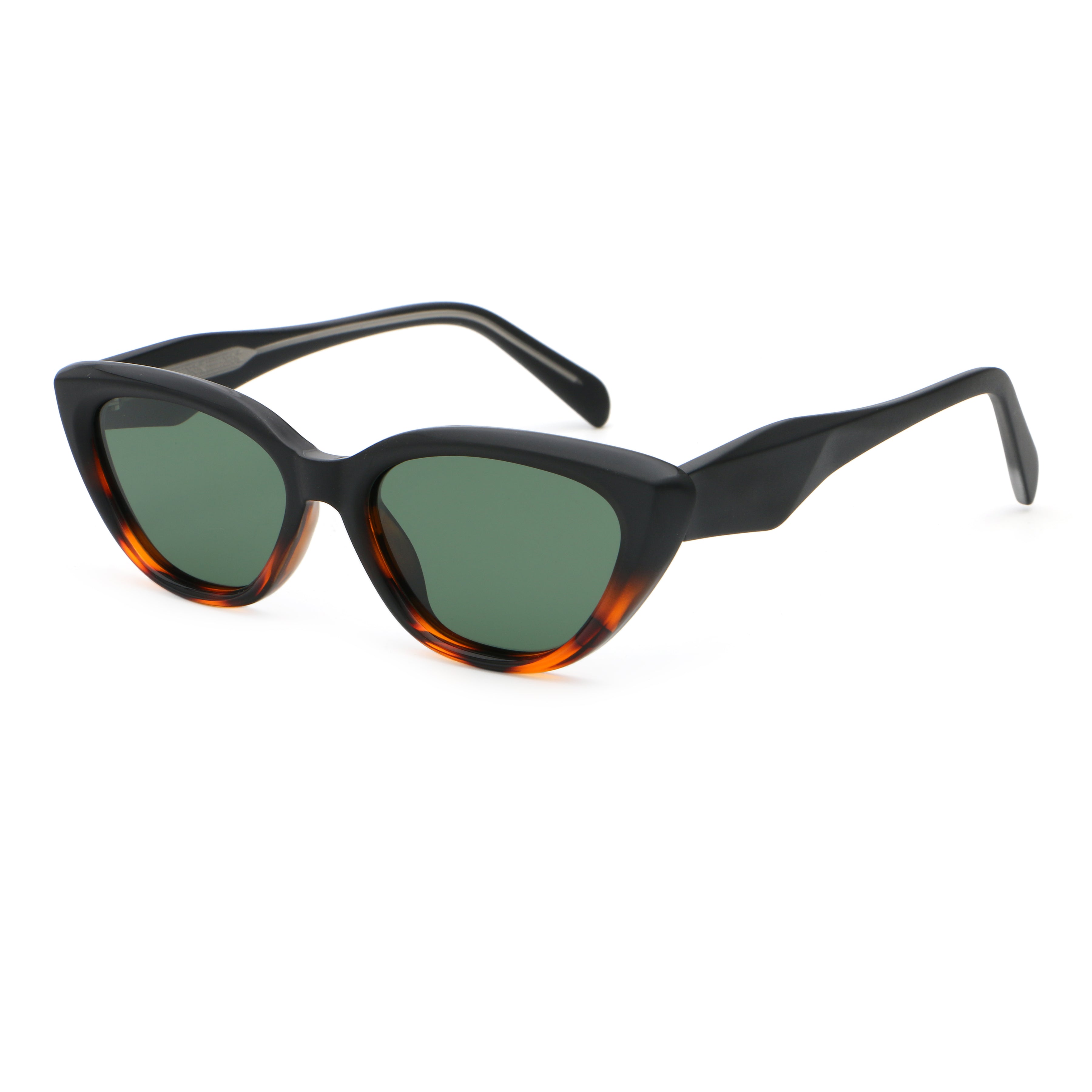 Oversized Cat-Eye Sunglasses | Sculpted Winged Statement Eyewear | 66525