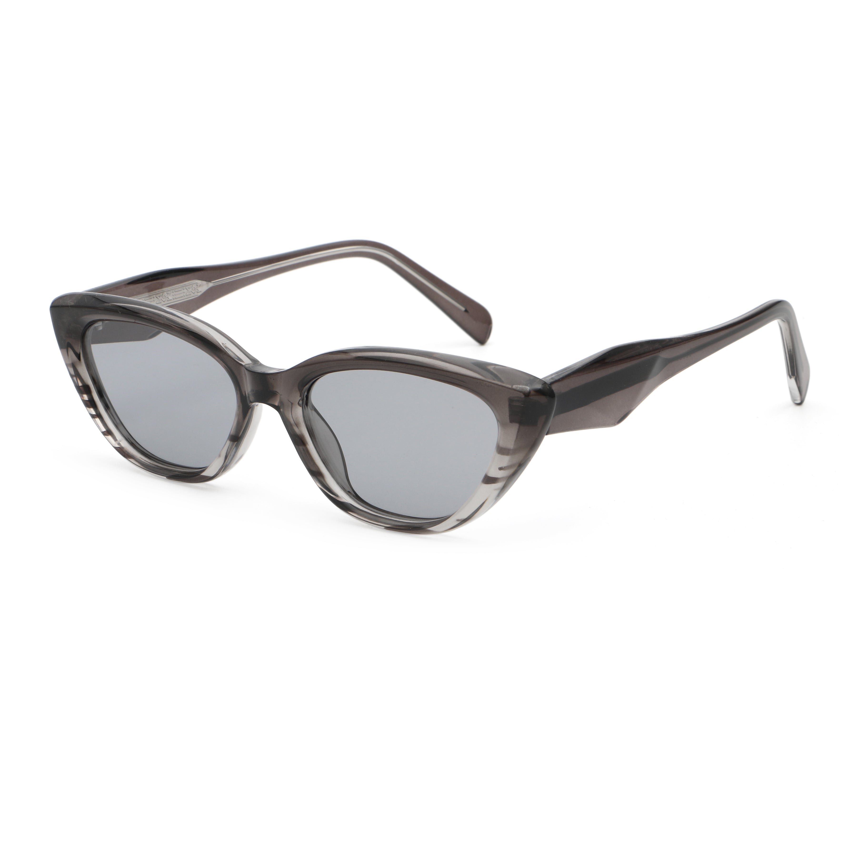 Oversized Cat-Eye Sunglasses | Sculpted Winged Statement Eyewear | 66525