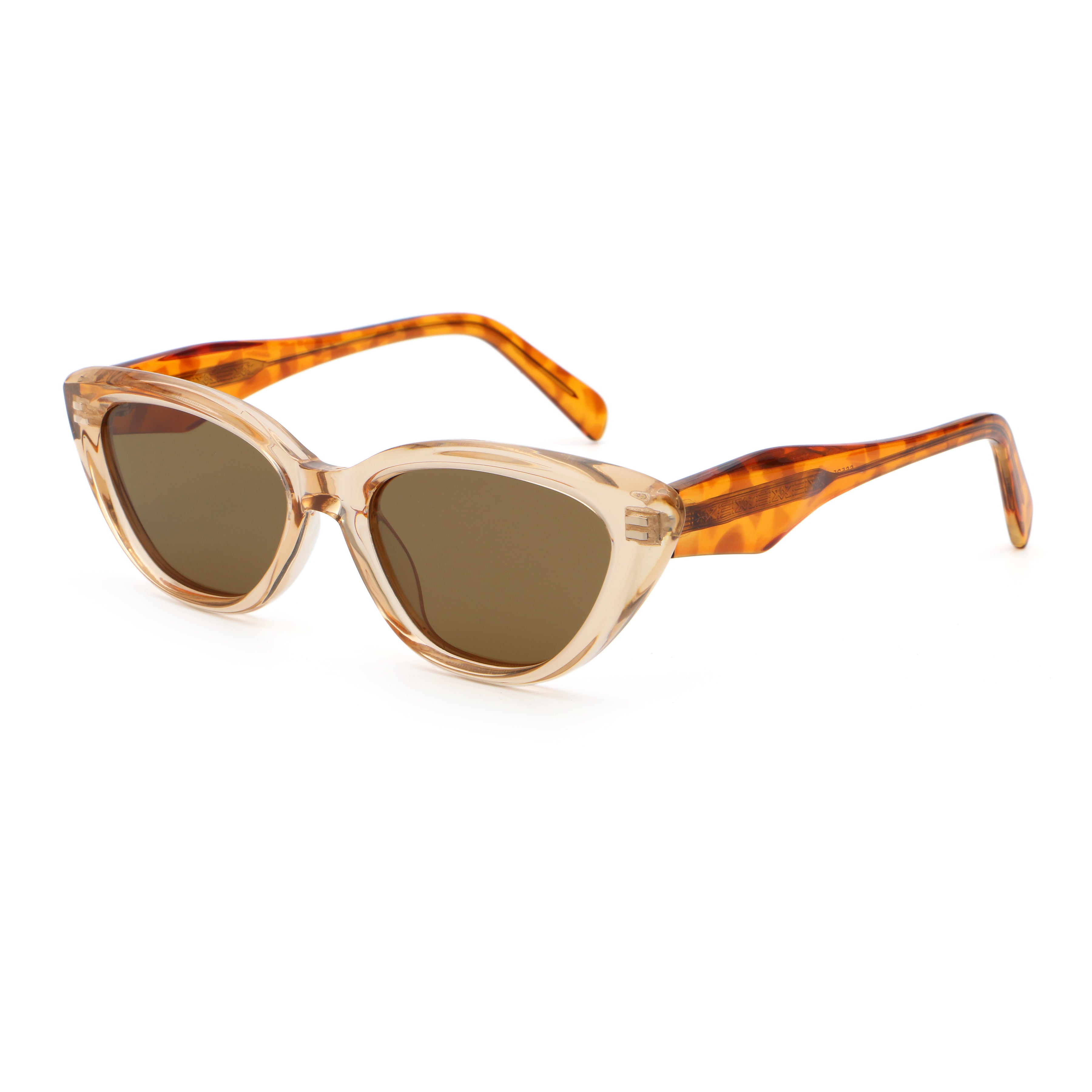 Oversized Cat-Eye Sunglasses | Sculpted Winged Statement Eyewear | 66525