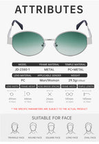 Small Frame Fashion Fashion Sunglasses | Made for travel and street-style outfits | JD-2380-1