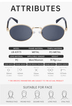 Fashion Frames, Fashion Sunglasses | Small Frame for travel and street-style outfits | LB-A3173