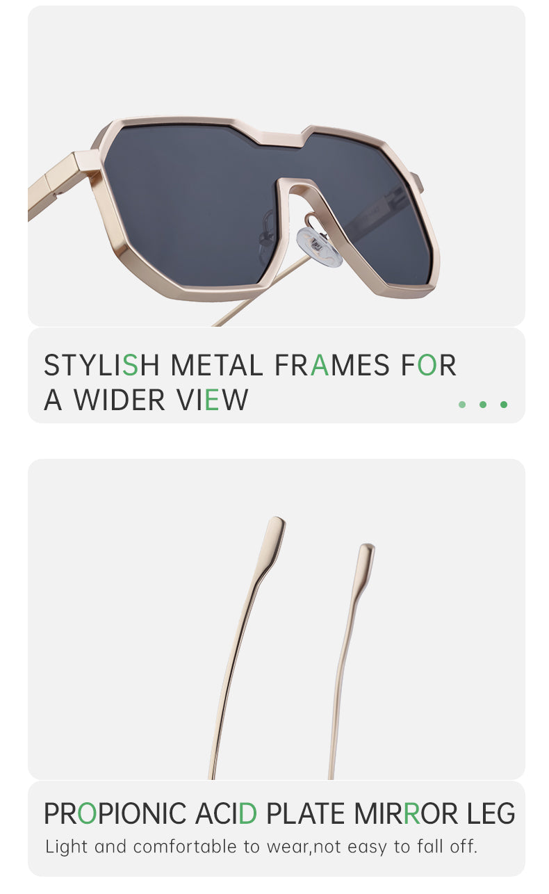Blue Light Glasses in a trend-forward shield profile | Screen-Ready Lens | ZS-98145