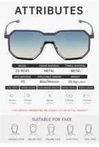 Blue Light Glasses in a trend-forward shield profile | Screen-Ready Lens | ZS-98145