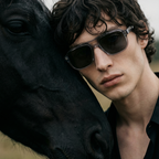 Oversized Square Double-Bridge Sunglasses | Rivet-Detail Statement Eyewear | 9820