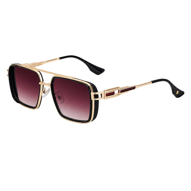 Double Bridge Square Fashion Sunglasses | Made for travel and street-style outfits | WF-5G44