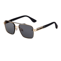 Square Fashion Sunglasses for travel and street-style outfits | Double Bridge + Diamond-Cut Edge | WF-5G77