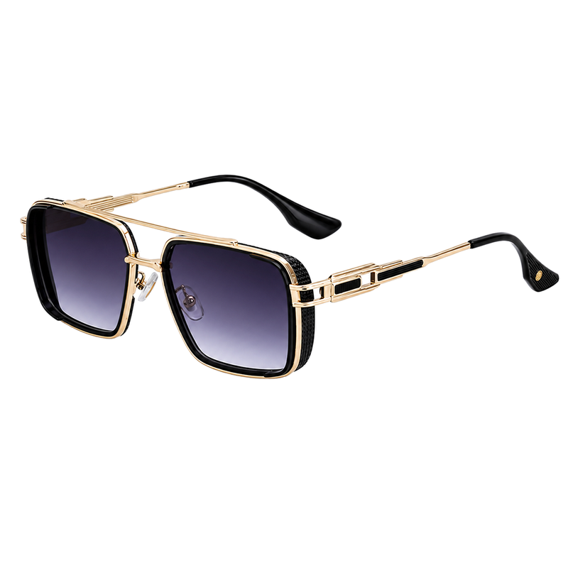 Double Bridge Square Fashion Sunglasses | Made for travel and street-style outfits | WF-5G44