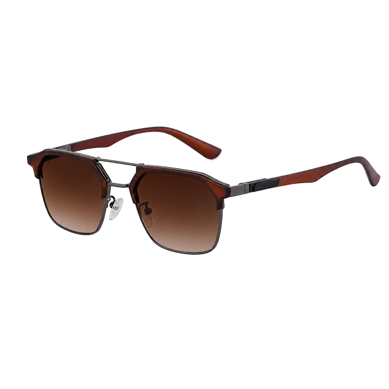 Fashion Sunglasses in a trend-forward square profile | Double Bridge | SL-H2420