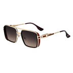 Double Bridge Square Fashion Sunglasses | Made for travel and street-style outfits | WF-5G44
