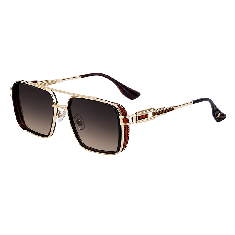 Double Bridge Square Fashion Sunglasses | Made for travel and street-style outfits | WF-5G44