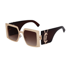 Square Frames, Fashion Sunglasses | Oversized for travel and street-style outfits | ZS-98198-C