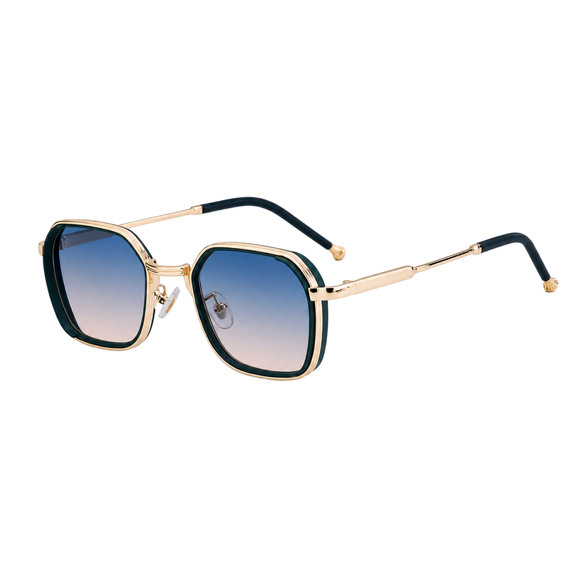 Trend-Forward Geometric Fashion Sunglasses with Small Frame | WF-5G69