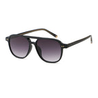 Rounded Square Brow-Bar Sunglasses | Keyhole-Bridge Everyday Eyewear | 6232