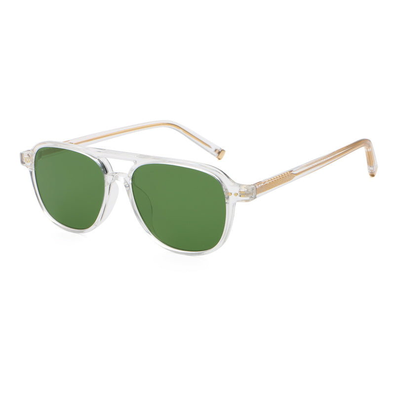 Rounded Square Brow-Bar Sunglasses | Keyhole-Bridge Everyday Eyewear | 6232