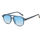Rounded Square Brow-Bar Sunglasses | Keyhole-Bridge Everyday Eyewear | 6232