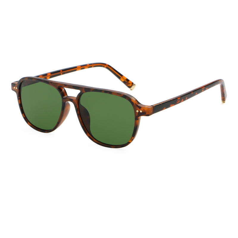 Rounded Square Brow-Bar Sunglasses | Keyhole-Bridge Everyday Eyewear | 6232